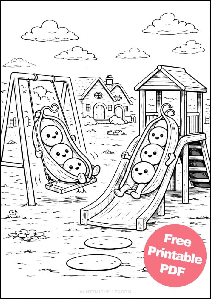Free Printable Vegetable Coloring Pages for Kids Food Village Activities Colouring Sheets 11 pea pod playground