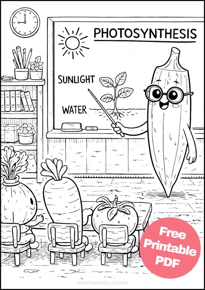 Free Printable Vegetable Coloring Pages for Kids Food Village Activities Colouring Sheets 20 okra classroom