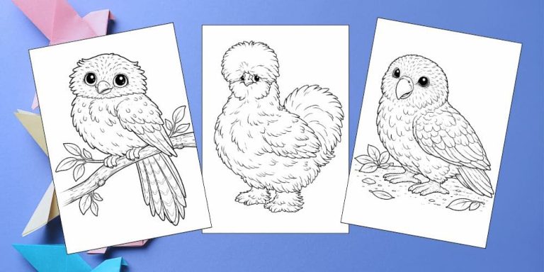 Free Printable Bird Coloring Pages for Kids Animal Activities Colouring Sheets