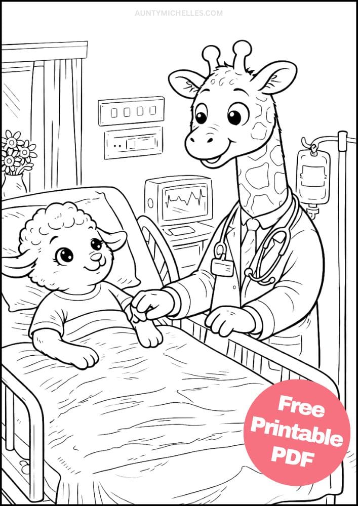 Free Printable Doctor Coloring Pages for Kids Dr Activities Colouring Sheets 11 hospital