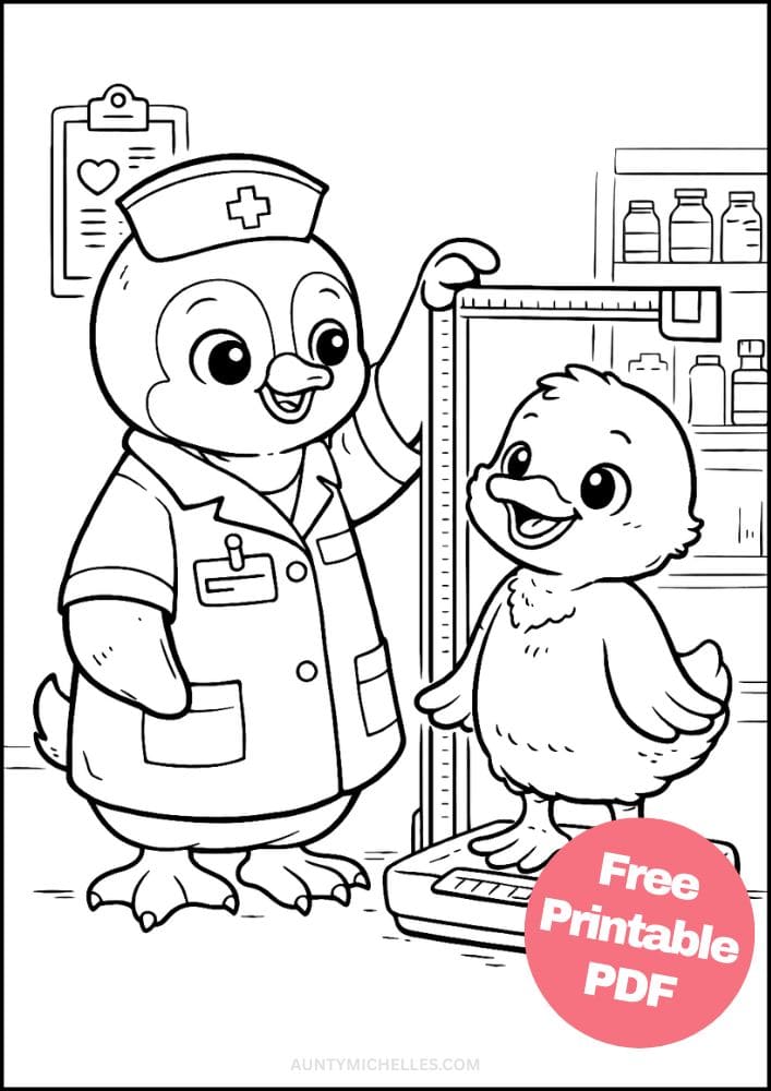 Free Printable Doctor Coloring Pages for Kids Dr Activities Colouring Sheets 4 Nurse