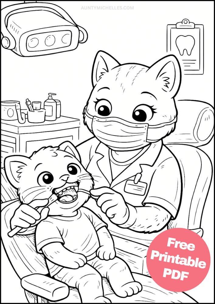 Free Printable Doctor Coloring Pages for Kids Dr Activities Colouring Sheets 7 Dental Hygienist dentist