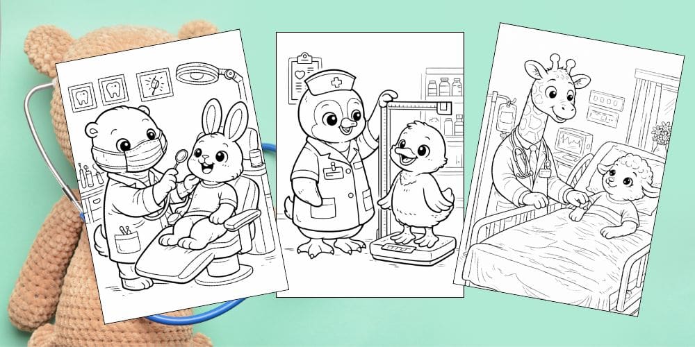 Free Printable Doctor Coloring Pages for Kids Dr Activities Colouring Sheets blog feature
