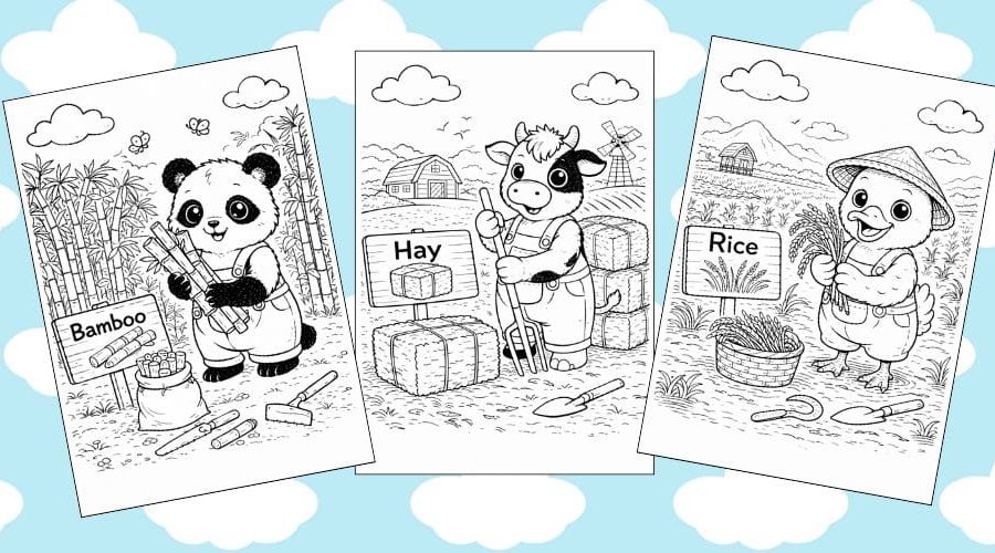 Free Printable Farm Coloring Pages for Kids Farming Food Activities Colouring Sheets blog feature