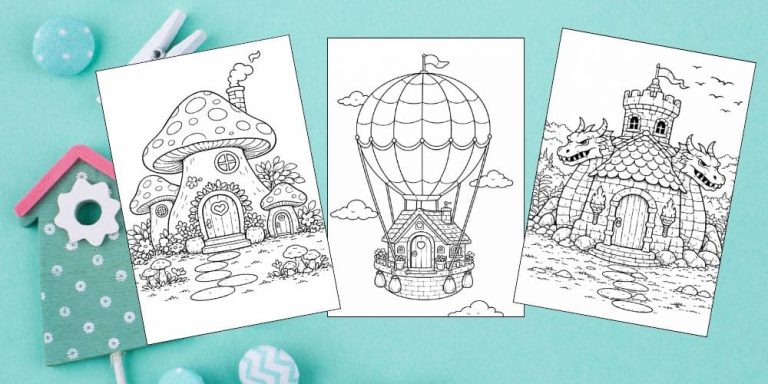 Free Printable House Coloring Pages for Kids Home Activities Colouring Sheets blog feature