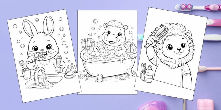 Free Printable Hygiene Coloring Pages for Kids Activities Colouring Sheets blog feature