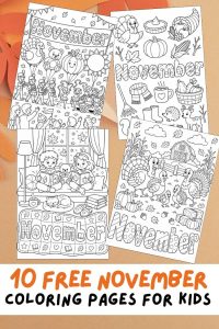 Free printable November coloring pages for kids, Autumn, Fall, Thanksgiving, Veteran's Day, harvest, turkey, grateful, printout, colouring book